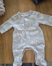 Pyjama gris écriture 