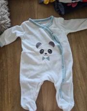 Pyjama blanc panda 