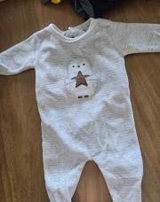 Pyjama gris pingouin 