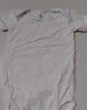 Body blanc Hema manches courtes 74/80cm