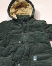 Manteau en velours côtelé vert foncé Prémaman 12 mois