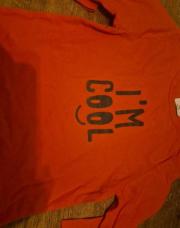 Pull orange kiabi 12mois 