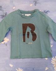 T-shirt ML vert ours 18 mois 