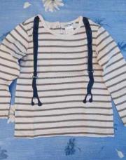 T-shirt ML bretelles 24 mois 