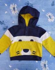 Pull capuche tigre 24 mois