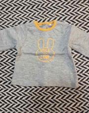 Pull gris lapin jaune 3M