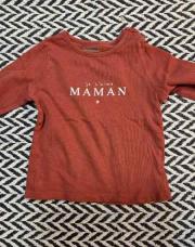 Pull kiabi rouille 9M