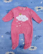 Pyjama rose nuage 1 mois