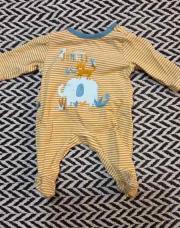 Pyjama orchestra jaune rayé 50cm