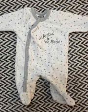 Pyjama TKS blanc etoile 50cm