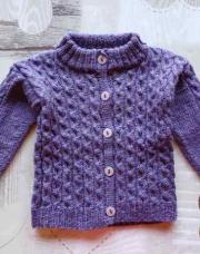 Gilet mauve 9 mois