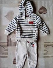 Ens pull capuche+pantalon Winnie 9 mois