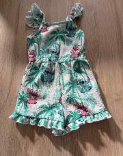 Combinaison Stitch et Angèle, short 1-2ans