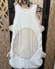 Gigoteuse kitchoun blanc et beige 