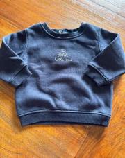 Sweat 9 mois kiabi bleu marine 