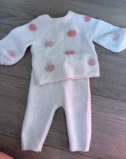 ensemble kiabi en laine blanc 3 mois 