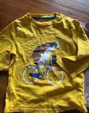 T shirt obaibi 12 mois jaune 