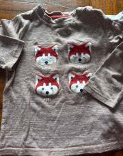 T shirt renard 12 mois obaibi 