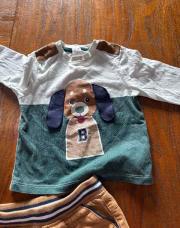 T shirt chien 12 mois obaibi 