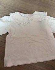 pull zara blanc avec col 92