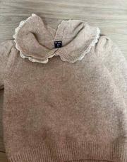 pull en laine beige kiabi 86 à col 
