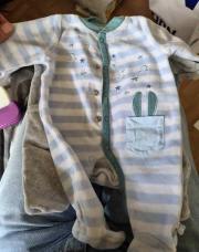 Lot 2 pyjama prématuré 46cm
