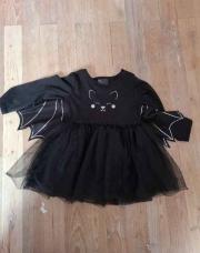 Robe déguisement chauve-souris 9/12 mois 