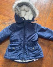 Manteau 12 mois marine 