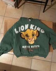 Sweat à capuche Zara roi lion 3-4 ans