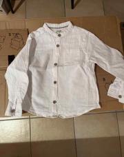 Chemise blanche 4 ans