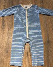 Pyjama 1 pièce lignée bleu bel &bi taille 86 