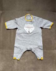 Petite salopette renard Naissance 