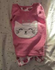 Pyjama 2 pièces chat 3 ans