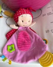 Doudou coccinelle 