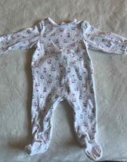 Pyjama obaïbi 9m cœurs rose/blanc