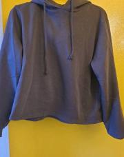 Pull capuche gris Only S 
