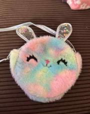 Sac lapin multicolore 