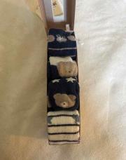 4 paires chaussettes 6m coffret bleu 
