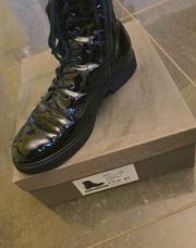 Bottes Nero Giardini vernies 