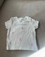 Tee shirt blanc à cerise 