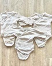 3 bodys Kiabi 1 mois manches longues 