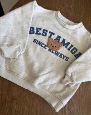 Pull nounours gris Zara 