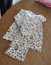 Pyjama fleur bleu 