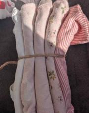 Lot5 Bodies PetitBateau (rose) - 12mois