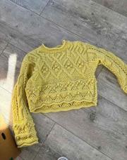 Pull jaune Zara 