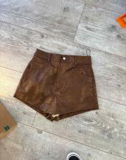 Jupe short similicuir 