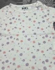 Thee shirt a fleur 6m