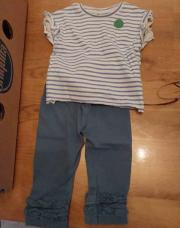 Ensemble bleu marine 6 à 9 mois 