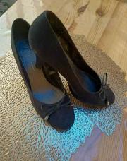 Escarpins noir noeud 
