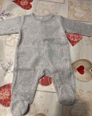 Pyjamas gris 1 mois 
